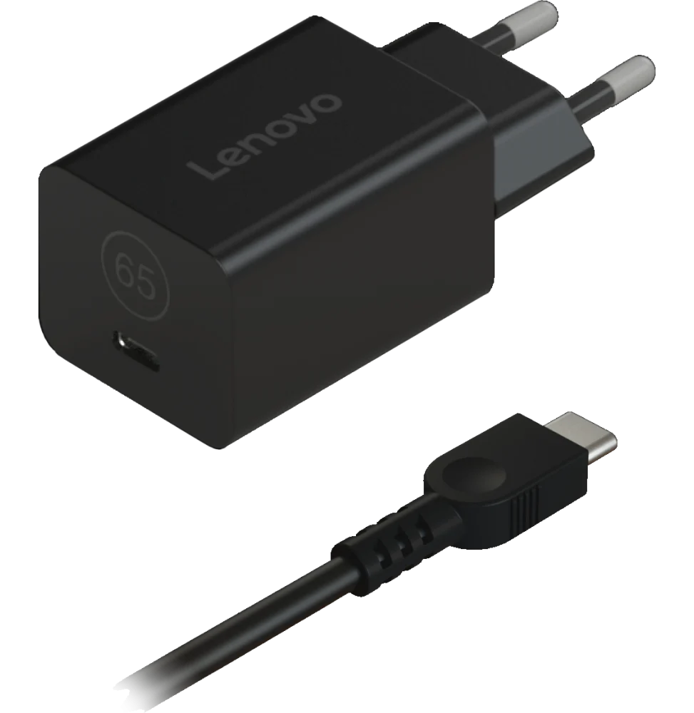 chargeur-lenovo-gan-nano-65-w-usb-c-40awgn65eu.webp Chargeur Lenovo GaN Nano 65 W USB-C (40AWGN65EU) – Image 1