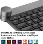 Clavier Bluetooth Multidispositif Logitech Craft - Français (AZERTY) (920-008497) – Image 6