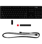 Clavier de jeu mécanique HyperX Alloy Origins PBT HX Rouge - AZERTY (639N3AA) – Image 5
