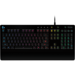 Clavier gaming G213 Prodigy de Logitech avec éclairage RVB et anti-ghosting Noir Français (Azerty)