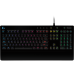 Clavier gaming G213 Prodigy de Logitech avec éclairage RVB et anti-ghosting Noir Français (Azerty)