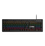 Clavier gaming rétroéclairé mécanique MSI FORGE GK300 BLUE - AZERTY