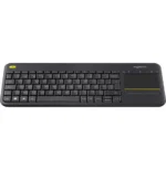 Clavier sans fil avec pavé tactile intégré Logitech K400 Plus (AZERTY, Français) – Image 2
