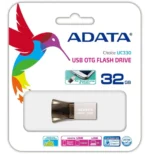 Clé USB 2.0 ADATA OTG USB 2.0 32Go (AUC330-32G-RBK) – Image 3