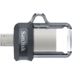 Clé USB SanDisk Ultra m3.0 double connectique micro-USB et USB 3.0 - 64 Go (SDDD3-064G-G46)