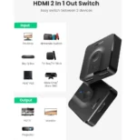 Commutateur HDMI Ugreen 1 entrée 2 sorties (50966) – Image 2