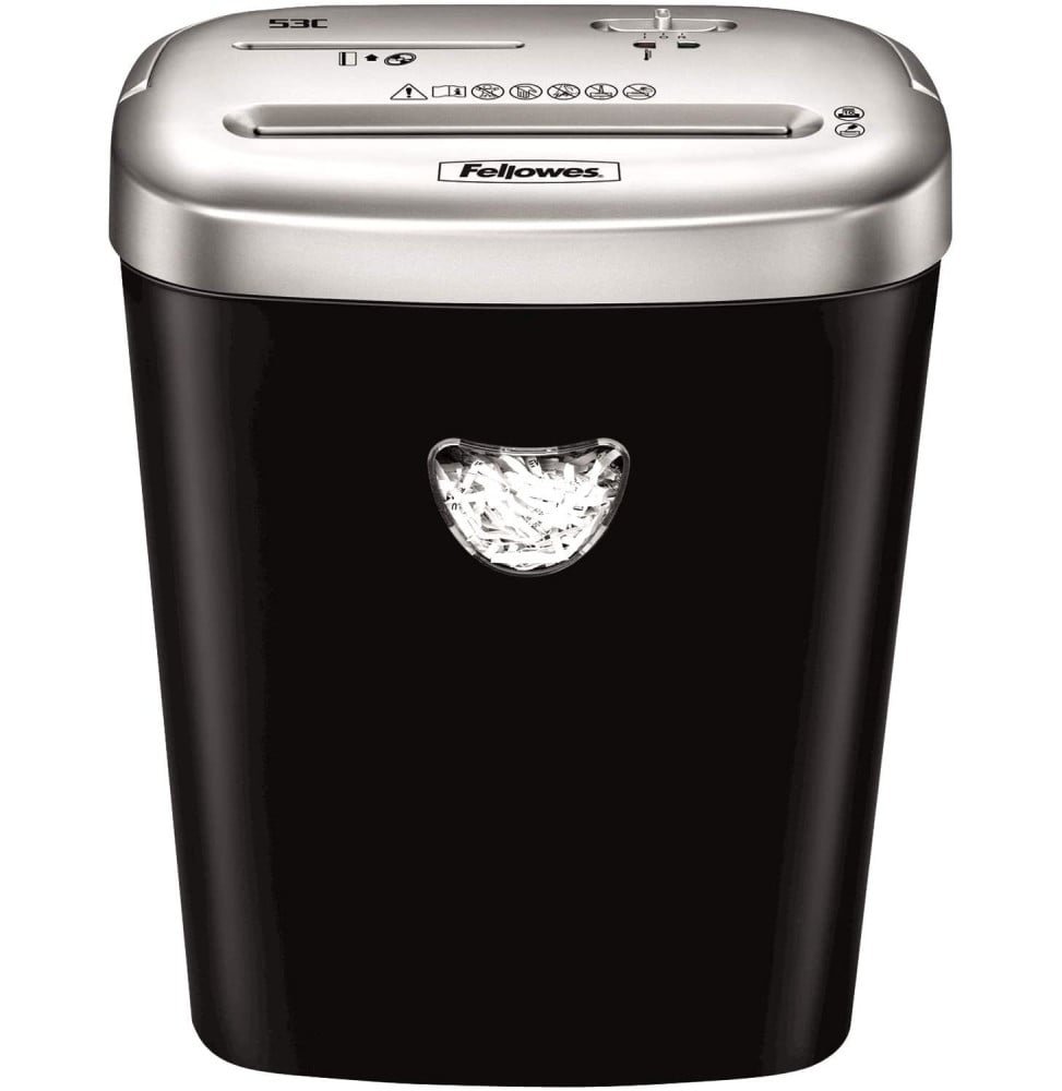 dechiqueteuse-fellowes-powershred-53c-a-coupe-croisee-4653101.jpg Déchiqueteuse Fellowes Powershred® 53C à Coupe Croisée (4653101) – Image 1
