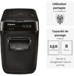 Destructeur Fellowes AutoMax™ 150C — Sécurité P-4 · 32 L · chargeur auto 150 feuilles – Image 5