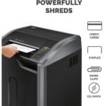 Destructeur Fellowes Powershred® 425Ci — Sécurité P-4 · 114 L · 32 feuilles/passage – Image 6