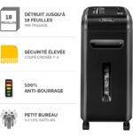 Destructeur Fellowes Powershred® 99Ci — Sécurité P-4 · 34 L · 18 feuilles/passage – Image 3
