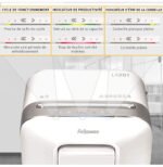 Destructeur Fellowes Powershred® LX201 — Sécurité P-5 · 22 L · 12 feuilles/passage – Image 3