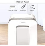 Destructeur Fellowes Powershred® LX201 — Sécurité P-5 · 22 L · 12 feuilles/passage – Image 6