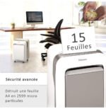 Destructeur Fellowes Powershred® LX211 — Sécurité P-5 · 23 L · 15 feuilles/passage – Image 6
