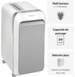 Destructeur Fellowes Powershred® LX221 — Sécurité P-5 · 30 L · 20 feuilles/passage – Image 7