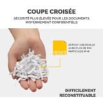 Destructeur Fellowes Powershred® LX70 — Sécurité P-4 · 18 L · 11 feuilles/passage – Image 6