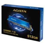 Disque Dur interne SSD ADATA LEGEND 710 M.2 2280 PCIe Gen3 x4 NVMe 512Go, 1To