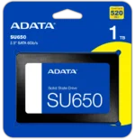Disque Dur interne SSD ADATA SU650 SATA 2.5" 1 To (ASU650SS-1TT-R)