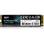 Disque dur interne SSD Silicon Power P34A60 NVMe™ M.2 PCIe Gen3x4 2280 - 256 Go (SP256GBP34A60M28)
