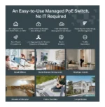 Easy switch administrable TP Link Festa FS328GP Gigabit 28 ports avec 24 ports PoE+ – Image 5