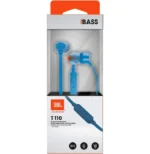 Écouteurs JBL Tune 110 Intra-auriculaire Bleu (JBLT110BLU) – Image 3