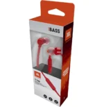 Écouteurs JBL Tune 110 Intra-auriculaire Rouge (JBLT110RED) – Image 4