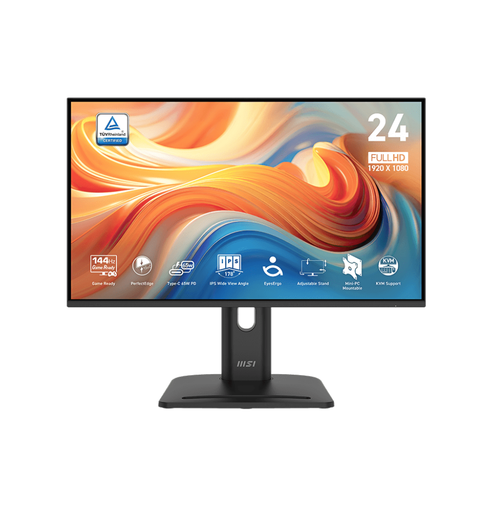 ecran-238-full-hd-msi-pro-mp245phg-e14-9s6-3pe69m-001.png Écran 23.8" Full HD MSI PRO MP245PHG E14 (9S6-3PE69M-001) – Image 1