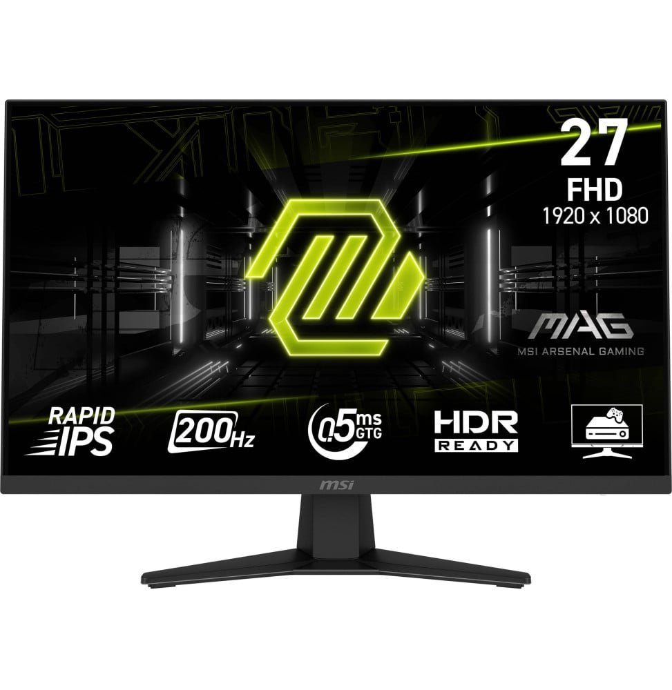 ecran-gaming-27-full-hd-msi-mag-274f-9s6-3ce41h-001.jpg Écran Gaming 27" Full HD MSI MAG 274F (9S6-3CE41H-001) – Image 1