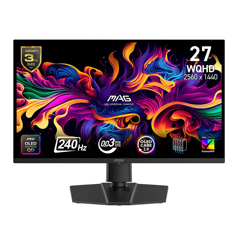 ecran-gaming-27-wqhd-msi-mag-273qp-qd-oled-x24-9s6-3ce69h-010.png Écran Gaming 27" WQHD MSI MAG 273QP QD-OLED X24 (9S6-3CE69H-010) – Image 1