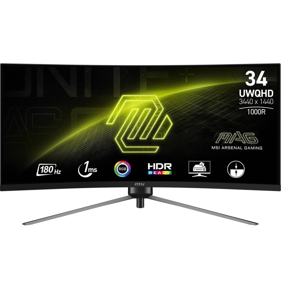 ecran-incurve-34-uwqhd-msi-mag-345cqr-9s6-3dd14h-021.jpg Écran incurvé 34" UWQHD MSI MAG 345CQR (9S6-3DD14H-021) – Image 1