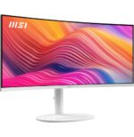 Écran incurvé 34" UWQHD MSI MD342CQP Blanc (9S6-3PC59H-039) – Image 2