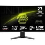 Écran incurvé Gaming 27" Full HD MSI MAG 276CXF (9S6-3CE01M-014)