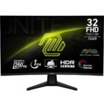 Écran incurvé Gaming 32" Full HD MSI MAG 32C6X (9S6-3DD41M-010)