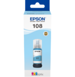 Epson 108 Cyan clair - Bouteille d'encre Epson EcoTank d'origine (C13T09C54A) – Image 2
