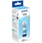 Epson 108 Cyan clair - Bouteille d'encre Epson EcoTank d'origine (C13T09C54A) – Image 3