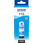 Epson 115 Cyan - Bouteille d'encre Epson EcoTank d'origine (C13T07D24A)