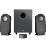 Haut-parleurs pour ordinateur Logitech Z407 Bluetooth® avec caisson de basses et commande sans fil (980-001348)