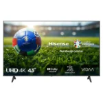 Téléviseur Hisense 43'' Smart UHD 4K 43A6N + Récepteur intégré