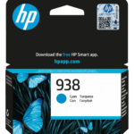 HP 938 Cyan - Cartouche d'encre HP d'origine (4S6X5PE)
