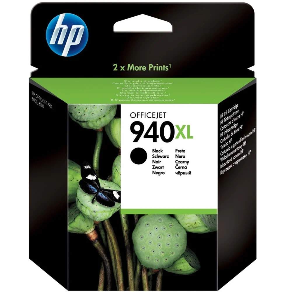 hp-940xl-black-officejet-ink-cartridge-c4906ae.webp HP 940XL Noir - Cartouche d'encre grande capacité HP d'origine (C4906AE) – Image 1