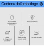 HP Souris silencieuse rechargeable 710 Souris silencieuse rechargeable HP 710 (6E6F2AA) – Image 22