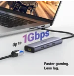 HUB Ugreen Revodok 1061 USB-C 6 en 1 Supporte PD (Power Delivery) 100W Recharge (15598) – Image 4