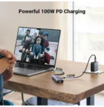 HUB Ugreen Revodok 1061 USB-C 6 en 1 Supporte PD (Power Delivery) 100W Recharge (15598) – Image 5