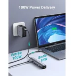Hub USB-C Ugreen 5 en 1 Supporte PD (Power Delivery) 100W Recharge (10919) – Image 4