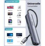 Hub USB-C Ugreen 5 en 1 Supporte PD (Power Delivery) 100W Recharge (10919) – Image 6