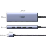 HUB USB-C Ugreen 6 en 1 - 4K (20956A) – Image 4