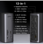 Hub USB-C Ugreen Revodok 12 en 1 Supporte PD (Power Delivery) 100W Recharge (90325) – Image 2