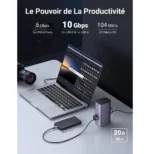 Hub USB-C Ugreen Revodok 12 en 1 Supporte PD (Power Delivery) 100W Recharge (90325) – Image 5