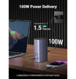 Hub USB-C Ugreen Revodok 12 en 1 Supporte PD (Power Delivery) 100W Recharge (90325) – Image 7