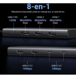 Hub USB-C Ugreen Revodok 8 en 1 (35625) – Image 2
