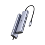 HUB Ugreen USB-C 7 en 1 Supporte PD (Power Delivery) 100W Recharge (90568)